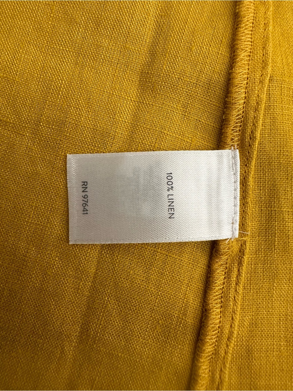 J.Jill Love Linen 100% Linen Button-Front Tunic – Size M – Mustard Yellow 🌼 - Picture 3 of 10